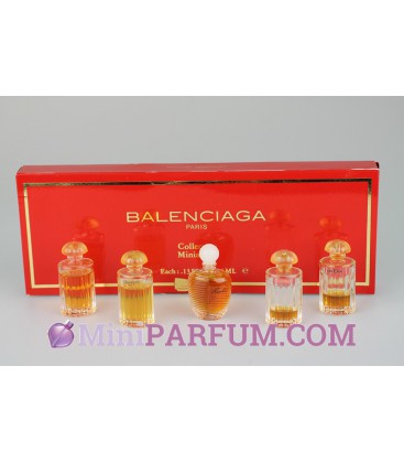 Coffret Balenciaga de 5 miniatures