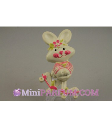 Concrète Pin pal - Lapin blanc sur patins