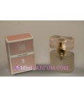 Pure white linen - Pink coral