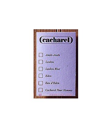 Carte de choix