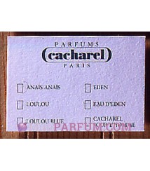 Carte de choix