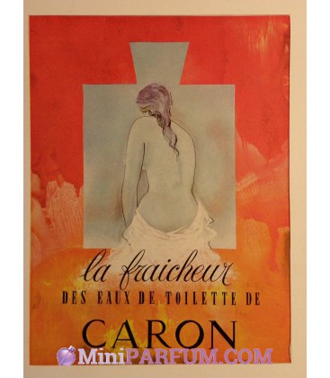 La fraicheur des eaux de toilettes de Caron *