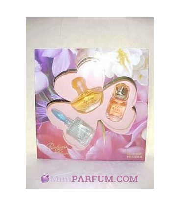 Coffret Parfums et Fleurs, 3 miniatures femme