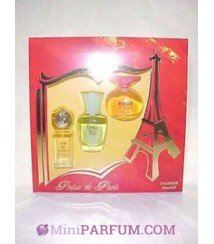 Coffret Poésie de Paris, 3 miniatures femme