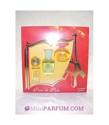Coffret Poésie de Paris, 3 miniatures femme