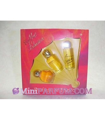 Coffret Séduction, 3 miniatures femme