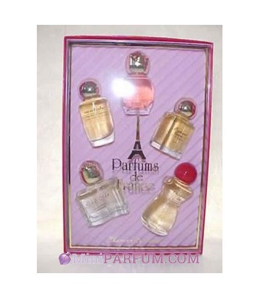 Coffret Parfums de France, 5 miniatures femme