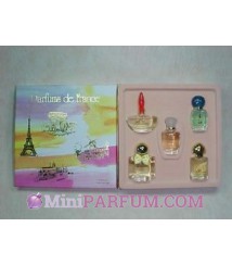 Coffret Parfums de France, 5 miniatures femme
