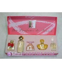 Coffret Les Parfums de France, 5 miniatures femme