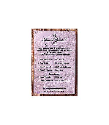 Carte de choix