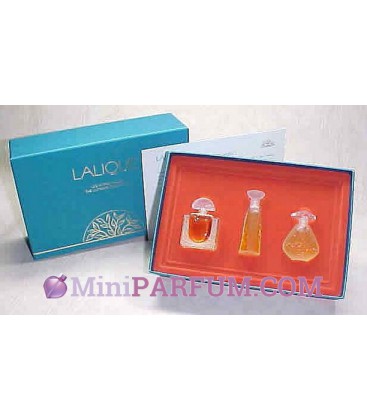 Coffret Lalique, 3 miniatures